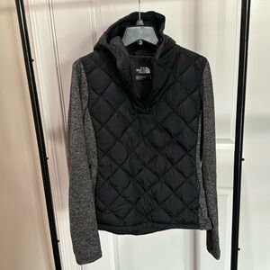 The North Face mixed media jacket